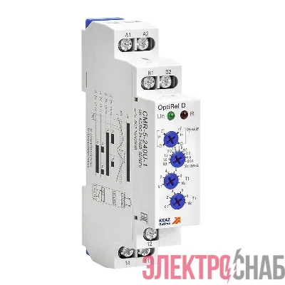 Реле контроля тока OptiRel D CMR-5-240U-1 05…5А 10А 1СО 24-240АС/DC КЭАЗ 332027