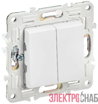 Выключатель перекрестный 2-кл. SKANDY 10А SK-V06W арктич. бел. IEK SK-V23-0-10-K01