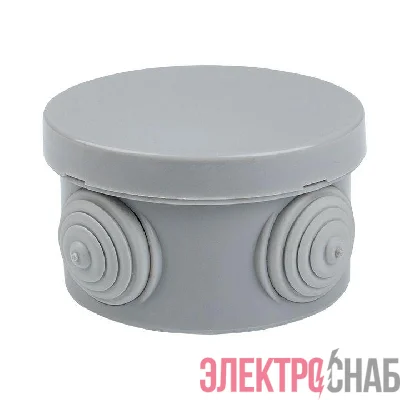 Коробка распаячная КМР-040-039 наружная с крышкой 85х40 4 мембранных ввода IP54 розн. стикер PROxima EKF plc-kmr-040-039-r
