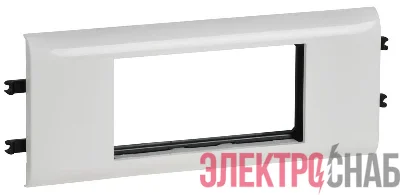 Суппорт 4мод. Mosaic для кабель-канала DLP с крышкой 65мм ИЭК Leg 010954