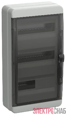 Корпус пластиковый КМПн-36 IP65 черн. прозр. дверь TEKFOR IEK TF5-KP72-N-36-65-K03-K02