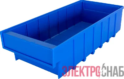 Ящик 400x185x100 синий 6003 6003