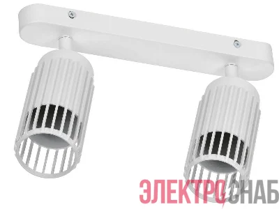 Светильник 4208 2хGU10 настенно-потолочный бел. IEK LT-USB0-4208-GU10-2-K01