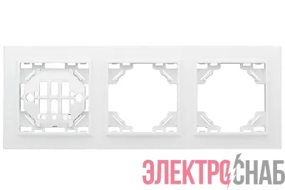 Рамка 3-м Минск горизонтальная бел. Basic EKF ERM-G-303-10