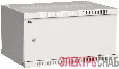 Шкаф LINEA WE 6U 600x450мм дверь металл сер. ITK LWE3-06U64-MF
