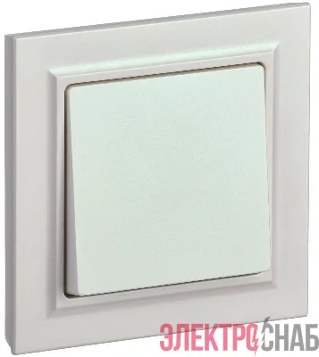 Выключатель 1-кл. СП BRITE ВСР10-1-0-БрЖ 10А в сборе жемчуж. IEK BR-V10-0-10-K36-F