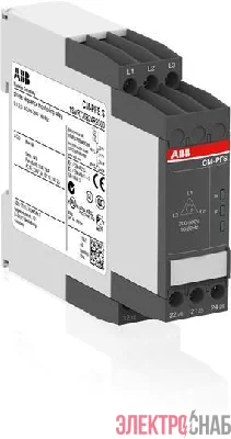 Реле контроля напряжения CM-PFS.S 3х200-500В AC 2ПК винтовые клеммы ABB 1SVR730824R9300