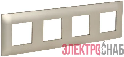 Рамка 4-м SKANDY SK-F04Sh шампань IEK SK-M42-K37