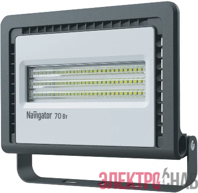 Прожектор светодиодный 14 148 NFL-01-70-6.5K-LED 70Вт 6500К IP65 5950лм черн. Navigator 14148