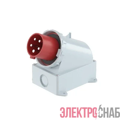 Вилка настенная 63А 3P+E+N 400В IP67 DKC DIS245M6398