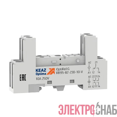 Розетка для реле OptiRel G RR95-82-230-10-V КЭАЗ 281176