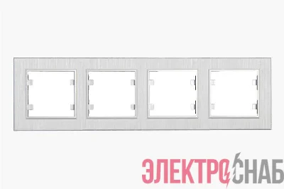 Рамка 4-м Karea LINE STAR жемчуж. Makel 86100704