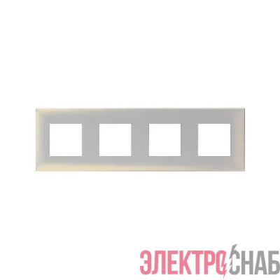 Рамка 4-м 8мод. Avanti "Белый жемчуг" DKC 4420908