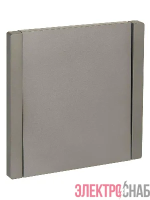 Выключатель 1-кл. СП FORTE&PIANO 10А FP501 сталь IEK FP-V10-0-10-1-K46