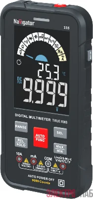 Мультиметр 95 771 NMT-Mm-116 True RMS Smart цветной дисплей Navigator 95771