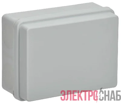 Коробка распаячная ОП КМ42441 150х110х70мм IP67 10 вводов сер. IEK UKO21-150-110-070-K41-66