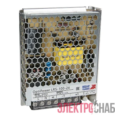 Блок питания панельный OptiPower LRS 100-12 8.5A КЭАЗ 328878