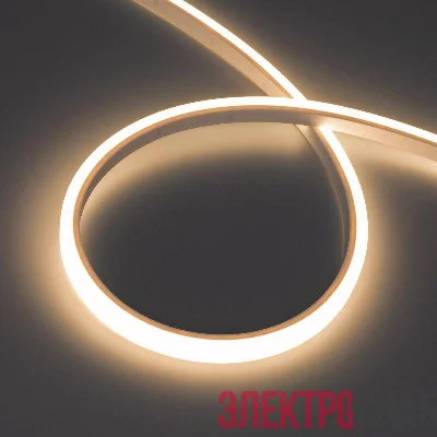 Лента светодиодная WAVE-TOP-PU-A144-10x10mm 24В Warm 3500К 5Вт/м IP68 wire x1 вывод боков. герметичная (уп.3м) Arlight 052621