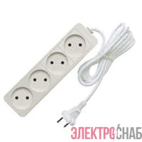 Удлинитель 4х5м без заземл. 10А IP20 2.2кВт ПВС Союз 481S-1405
