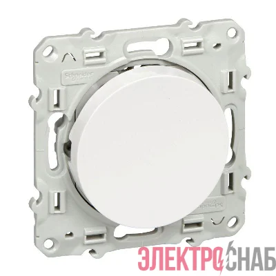 Механизм выключателя 1-кл. СП Odace 10А IP21 с функц. подсветки бел. SchE S52R201