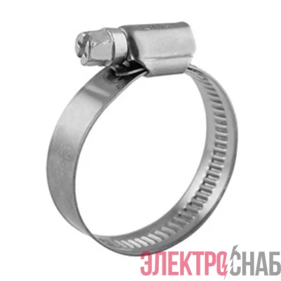 Хомут червячный 20-32/9-0.6мм нержавеющая сталь W2 Rexant 07-0720