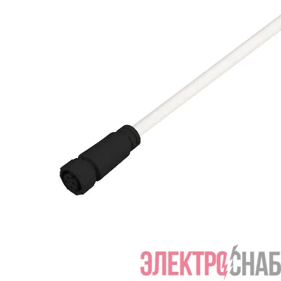 Коннектор питания ARL-MOONLIGHT-SPI/DMX-CON-POWER-FEMALE-BLK IP67 пластик Arlight 051530