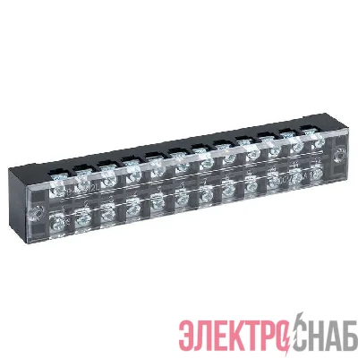 Терминал клеммный TB-2512 до 2.5кв.мм 25А 12 клеммных пар EKF tb-2512