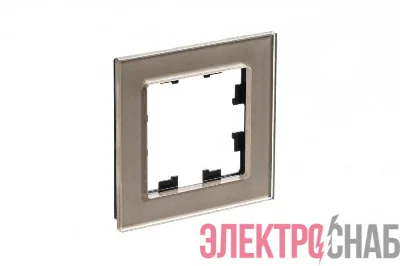 Рамка 1-м AtlasDesign Nature стекло шампань SE ATN320501