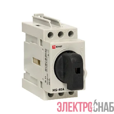 Рубильник мод. 3п MS-40A на DIN-рейку EKF ms-40d