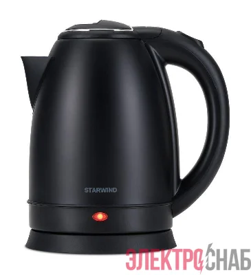 Чайник 1.8л. 1800Вт (нерж. сталь/пластик) черн. SKS2051 STARWIND 1507370