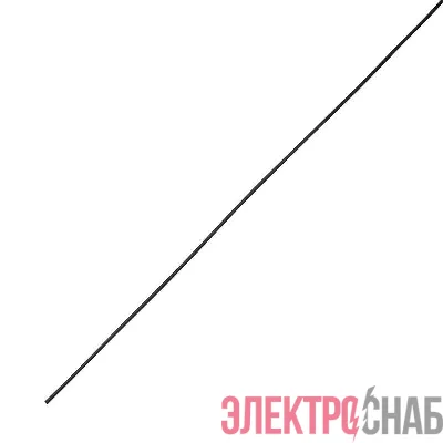 Трубка термоусадочная двустенная клеевая 4.8/1.6 (3:1) 1м черн. Rexant 20-4808