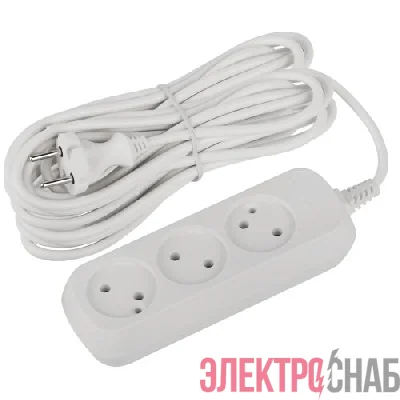 Удлинитель 3х10м без заземл. ПВС 2х1 UDL-10-3100 Greenline Эра Б0065024