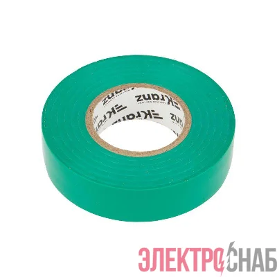 Изолента ПВХ профессиональная 0.18х19мм 20м зеленая (уп.10шт) Kranz KR-09-2803