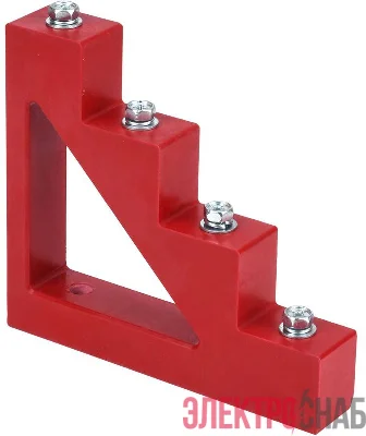 Изолятор ступенчатый ИС4-40 (М8) силовой с болтом IEK YIS11-4-40-B