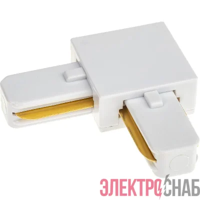 Коннектор трековый для соединения шинопровода угловой жесткий ARTLINE пластик/медь бел. Ritter 59745 6