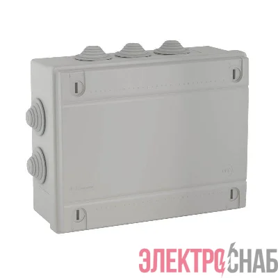 Коробка ответвит. с кабельными вводами 2х40мм + 6х32мм IP55 240х190х90мм DKC 54201