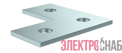 Пластина для STRUT-профиля соединительная L-образ. EZ IEK CLM50D-PLS-090-40