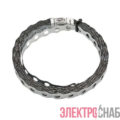 Лента монтажная перфорированная 17х0.55мм волна (уп.10м) EKF lpmv17x0.55-10