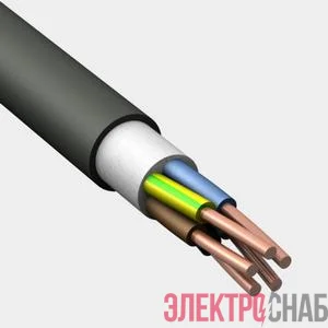 Кабель ППГнг(А)-HF 5х6 (N PE) 0.66кВ (м) Конкорд 4678