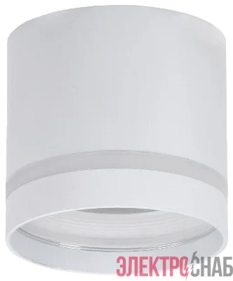 Светильник 4016 накладной потолочный под лампу GX53 бел. IEK LT-UPB0-4016-GX53-1-K01