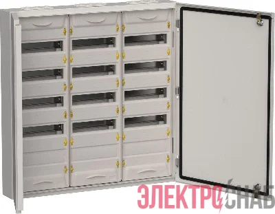 Корпус ЩРн-180 (3х60) TITAN 5 835х830х140 IP54 метал. сер. IEK TI5-50-N-3X060-54-7035