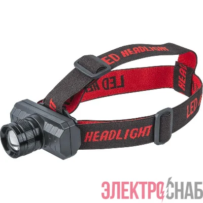 Фонарь налобный 93 478 NPT-H28-ACCU 1Cree XPE 3Вт li-ion 1.2А.ч 3реж. фокус NAVIGATOR 93478
