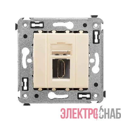 Розетка HDMI 1-м СП Avanti "Ванильная дымка" тип А-А DKC 4405253