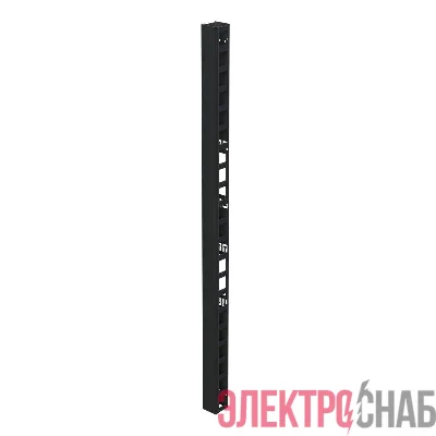 Органайзер вертикальный с крышкой 47U глубина 90мм RAL9005 DKC R5VRPC4790B