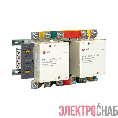 Контактор реверсивный КТЭ-1 225А кат. 230В AC 2НО EKF ctr-b-r-225