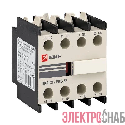Приставка контактная ПКЭ-22 2NO+2NC EKF ctr-sc-25