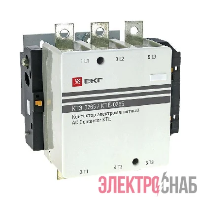 Контактор КТЭ 265А кат. 230В AC 1НО EKF ctr-b-265