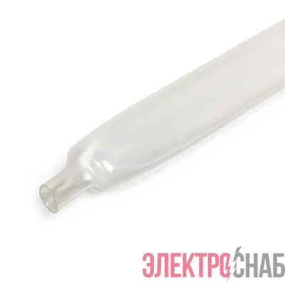 Трубка термоусадочная ТУТ (HF)-6/3 прозрачн. (уп.100м) КВТ 83267