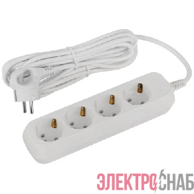 Удлинитель 4х5м с заземл. ПВС 3х0.75 UDL-10-450-E Greenline Эра Б0065060