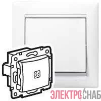 Механизм выключателя 1-кл. СП Valena с подсветкой бел. (DIY-упак.) Leg 694261